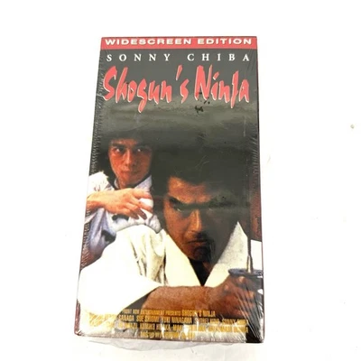Shoguns Ninja Sonny Chiba Kung Fu  Widescreen Edition 2001 VHS New Sealed - Image 1 of 3