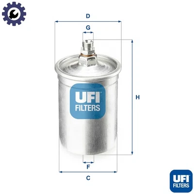 FILTRO DE COMBUSTIBLE 31.505.00 PARA FERRARI MONDIAL/Convertible 328/GTS/GTB 208/308 3.2L Foto 1 de 4