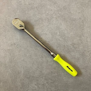 Snap-on FHLD80HV 3/8" Drive HI-VIZ Long Length Hard Handle Ratchet [Unused] - Foto 1 di 5