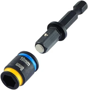 Herramientas Malco 8 mm y 10 mm 2 pulgadas Destornillador de tuerca hexagonal limpiable (MSHCM2) - Imagen 1 de 3