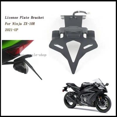 Soporte de placa de motocicleta para Kawasaki Ninja ZX-10R/ZX10R 21+ Foto 1 de 4