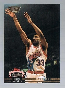 HERSEY HAWKINS #26 76ERS / bRADLEY 1992/93 topps stadium club members only - Picture 1 of 1