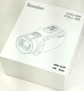 Besteker 1920 x 1080 FULL HD Digital Video Camera (HDV-312P) Cam-Corder, Gray - Picture 1 of 2