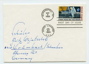 USA 1969 Mi:US 990 First Man on the Moon / Erster Mann auf dem Mond - Bild 1 von 1