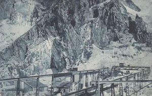 A5982) CAVE DI CARRARA RAVACCIONE DALLA FUNICOLARE DEL TORRIONE VIAGGIATA - Imagen 1 de 2