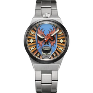 BOMBERG BOLT-68 NEO LUCHA LIBRE BLUE - METAL 43 mm Edelstahl BF43H3SP.03-1.12  - Bild 1 von 9