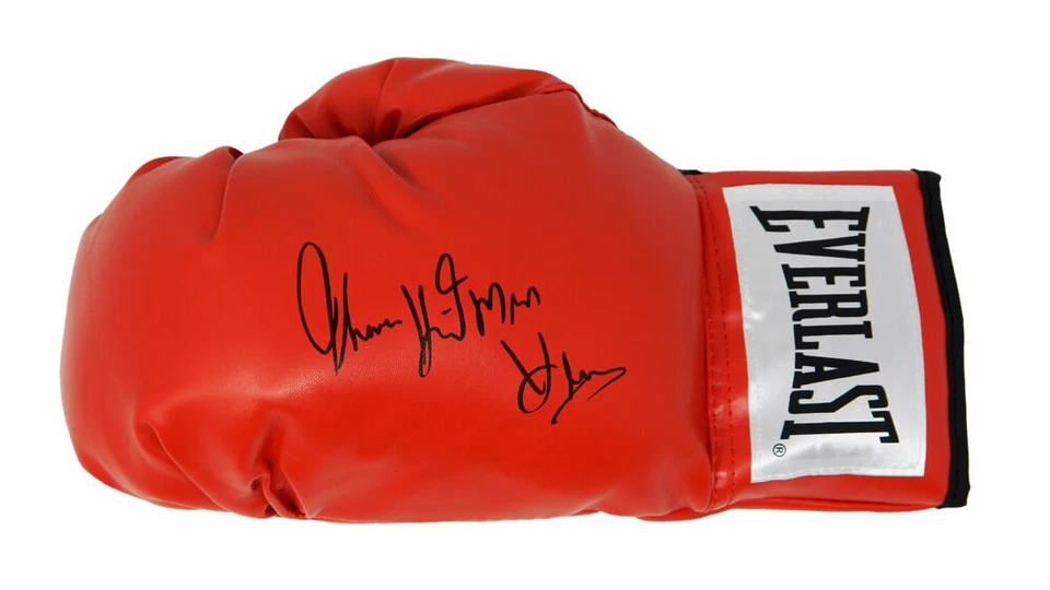 THOMAS HEARNS Signed Everlast Red Boxing Glove w/Hitman - SCHWARTZ - Image 1 of 1