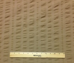 COVINGTON DEMCITY LINEN BEIGE WOVEN JACQUARD MULTIUSE FABRIC BY THE YARD 57"W - Picture 1 of 4