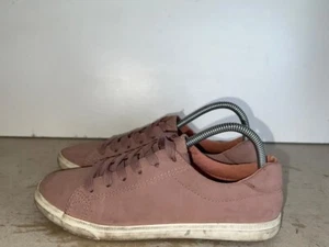 NEW LOOK LADIES PINKS LACE UP LOW TOP SNEAKERS SHOES UK SIZE 6 EUR 39 K26 - Picture 1 of 8