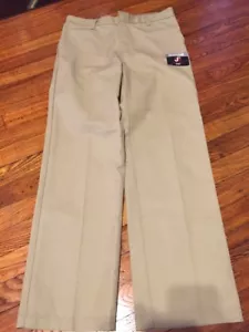 Dickies Boy's Flat Front Pants, Classic Fit, Blue, Size 14 , NWT Husky A1 - Picture 1 of 7