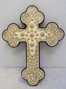 Mosaico cruz plástico decoración pared  - Imagen 1 de 4