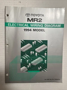 1994 Toyota MR2 Electrical Wiring Diagram Manual Turbo NA Factory OEM Service - Foto 1 di 8