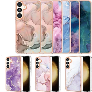 Luxury Marble Bling Pattern Cover Case for S25 S24 FE A16 A06 A56 A26 A36 A35 - Picture 1 of 24