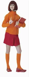 SCOOBY DOO VELMA 4 PC HALLOWEEN COSTUME & WIG RU16500 - Picture 1 of 1