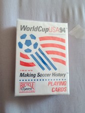 Sealed, Vintage - Bicycle 1994 World Cup USA 94 Playing Cards (Soccer)