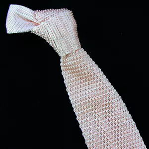 Cravatta uomo maglia abito skinny 2,25 Jacob Alexander matrimonio rosa polvere cravatta collo - Foto 1 di 3