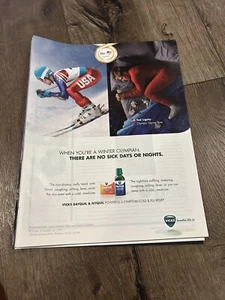 TED LIGETY Niquil Poster Print Ad Photo Olympic Alpine Skiier Skiing Ski 8”x11 - Picture 1 of 1
