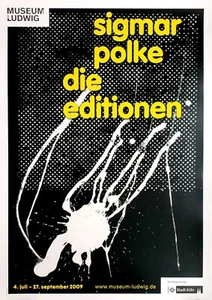 Sigmar Polke Die Editionen (The Editions) 2009 Original Ausstellung Poster Köln - Bild 1 von 2
