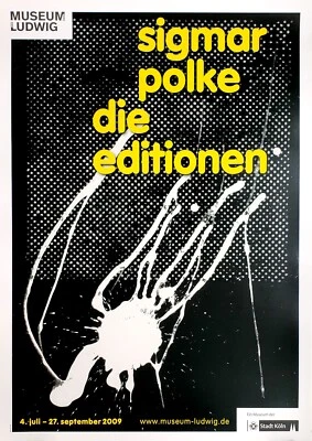 Sigmar Polke Die Editionen (The Editions) 2009 Original Ausstellung Poster Köln - Bild 1 von 2