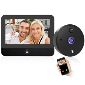 Türspion Kamera Überwachungskamera Funk WLAN Handyübertragung Two-way Intercom - Bild 1 von 16