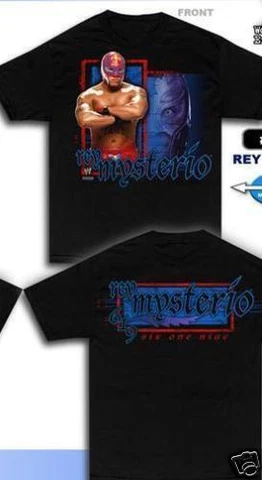 WATCH WWE Rey Mysterio Blue 619 T-Shirt Size XL Cover