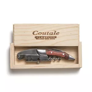 Prestige in Pinewood Crate by Coutale Sommelier Waiter's Corkscrew Wine Key - Picture 1 of 44