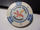 CENTURY CASINO $1 hotel casino gaming poker chip - Edmonton - CANADA