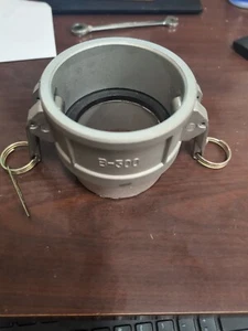 3" Type B Camlock Male NPT x Female Adapter Aluminum Hose Fitting - Picture 1 of 3