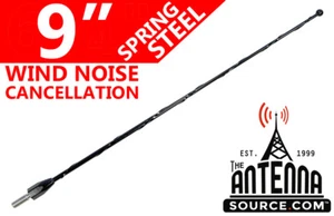 9" Black Spring Stainless AM/FM Antenna Mast Fits: 2006-2008 Lincoln Mark LT - Picture 1 of 11