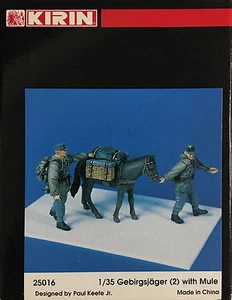 Kirin 1/35 Gebirgsjager (2 Figuren & Maultier) - KIR-25016 - Bild 1 von 2