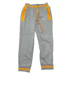Pantalones deportivos Atomic Black Label gris y naranja XL bolsillos con cremallera únicos - Imagen 1 de 14