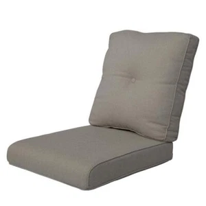 Pocassy 22"x24" 2-Piece CushionGuard Outdoor Lounge Chair Deep Seat Cushion Gray - Picture 1 of 3