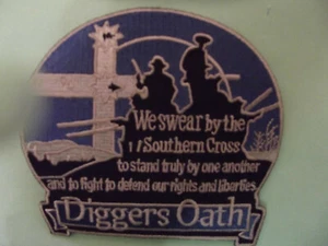 Diggers Oath Patch - Picture 1 of 1