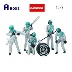 Carrera 1:32 Scale Silver Pit Mechanics 5 Piece Set for Evo/Digital - Photo 1/2