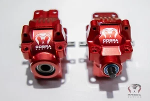 CR RD Aluminum Front + Rear Differentials COMPLETE for Traxxas Slash Rustler 4x4 - Picture 1 of 5
