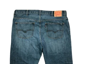 Levis Strauss 559 Retail $70 Relaxed Straight Fit Blue 44 30 Denim 100% Cotton - Picture 1 of 7
