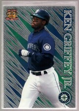 KEN GRIFFEY JR $60+ MARINERS HOF SILVER PRISMS #P-131 SP 1996 PACIFIC COLLECTION