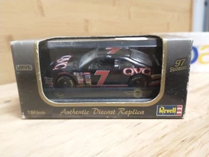 Revell 1/64 NASCAR diecast #7 QVC Ford Thunderbird Geoff Bodine 1997 NIP - Picture 1 of 6