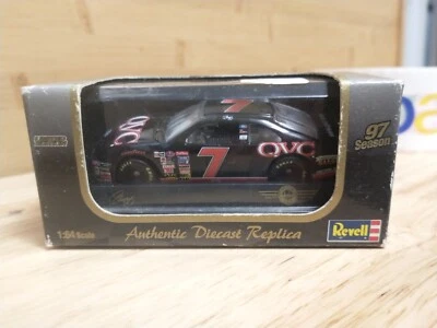 Revell 1/64 NASCAR diecast #7 QVC Ford Thunderbird Geoff Bodine 1997 NIP - Image 1 of 4