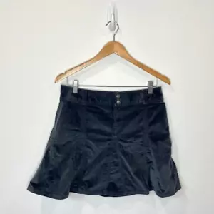 Athleta Gray Suede Mini Women's Skirt Petite 4 - Picture 1 of 7