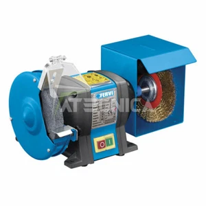 Mola da banco smerigliatrice combinata FERVI 0510 350W mola spazzola 150mm - Zdjęcie 1 z 1