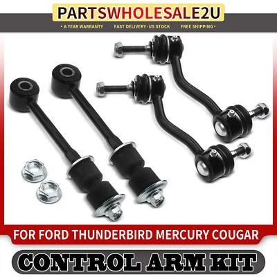4x Barra estabilizadora delantera y trasera eslabones para Mercury Cougar Ford Thunderbird 93-97 Foto 1 de 4