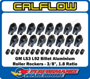 GM LS3 L92 Billet Aluminium Roller Rocker Arm Set 3/8", 1.8 Ratio - Picture 1 of 5
