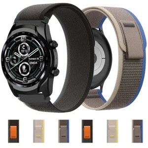 Banda de bucle de nailon tejida 42/46 mm para Ticwatch GTX / Pro /S2/E2/E3/Lite - Imagen 1 de 30