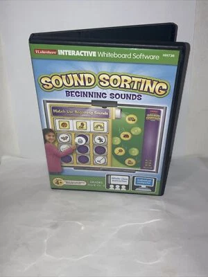 SOUND SORTING Beginning Sounds CD Lakeshore Interactive Whiteboard Software - Image 1 of 4