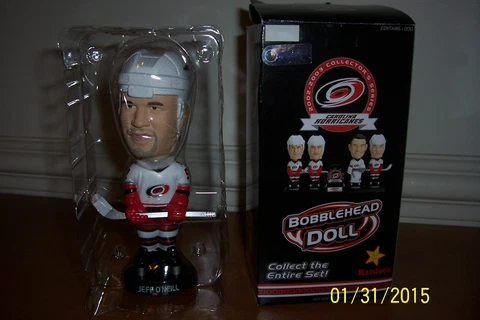 Jeff O'Neill Hardees Bobblehead - NEW Cover