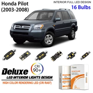 Kit de luces interiores LED para Honda Pilot 2003-2008 bombillas domo blancas actualización - Imagen 1 de 8