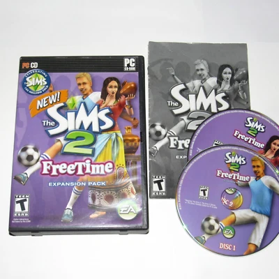 The Sims 2 Freetime PC Game Expansion Pack 2008 Complete - Image 1 of 3