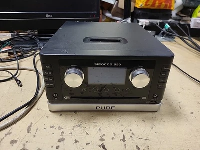 Pure Sirocco 550 CD iPod Dock Radio Shelf Music - No Power Spares Or Repairs  - Image 1 of 4