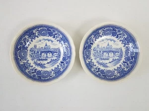 Villeroy&Boch Burgenland blau Schalen 13cm Dessertschalen Schüsselchen  1960er - Bild 1 von 8
